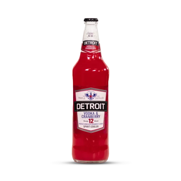 Detroit Vodka & Cranberry RETURNABLE 660ml