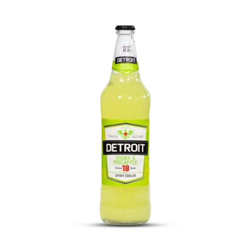 Detroit Vodka & Pineapple RETURNABLE 660ml