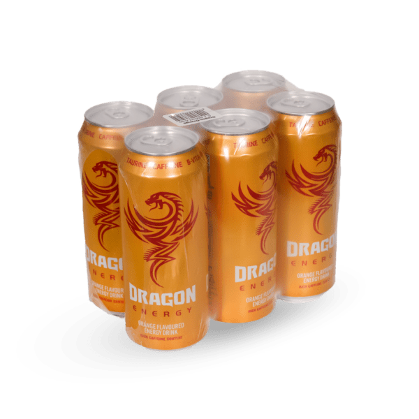 Dragon Orange (Outrage) 500ml x 6 pack Dragon Energy Orange 500ml