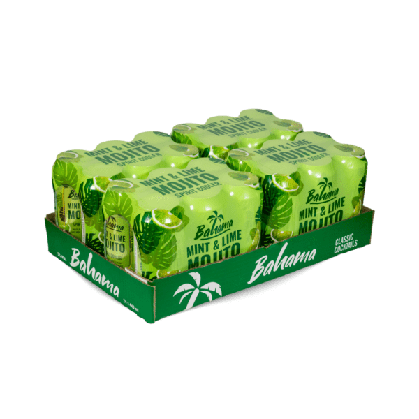 Bahama Minto & Lime Mojito 440ml x 24 case Bahama Lime Mojito 440ml
