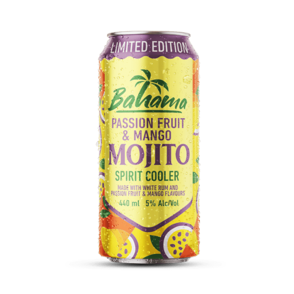 Bahama Passion Fruit & Mango Mojito 440ml Bahama Passion Fruit & Mango Mojito 440ml