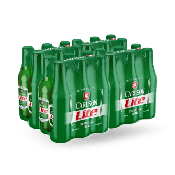 Carlson Lite 340ml Bottle x 24 Carlson Lite 340ml Bottle