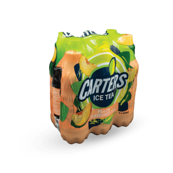 Carters Ice Tea Peach 500ml x 6 pack Carters Ice Tea Peach 500ml