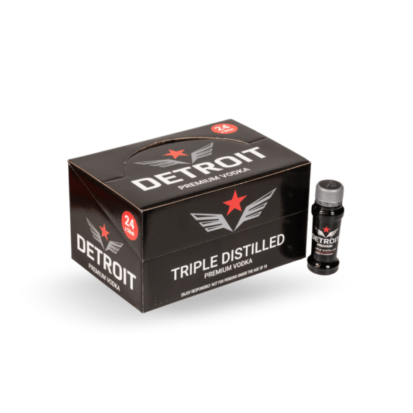 Detroit Premium Vodka 50ml x 24 x 6 (2) Detroit Vodka 50ml