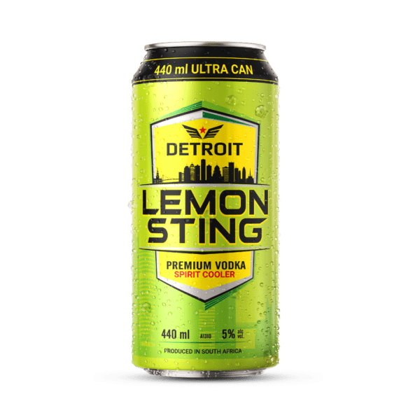 Detroit RTD Lemon Sting 440ml Can Detroit Lemon Sting 440ml