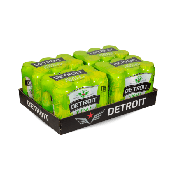 Detroit RTD Vodka & Pineapple 440ml Can x 24 case Detroit Vodka & Pineapple 440ml