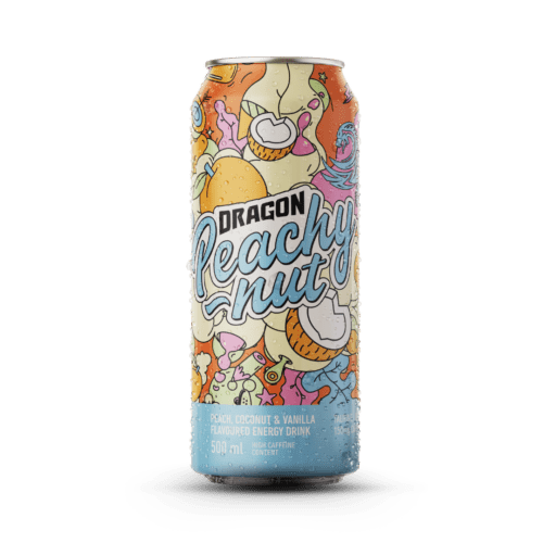 Dragon Peachy Nut 500ml Dragon Energy Peachy Nut 500ml Can