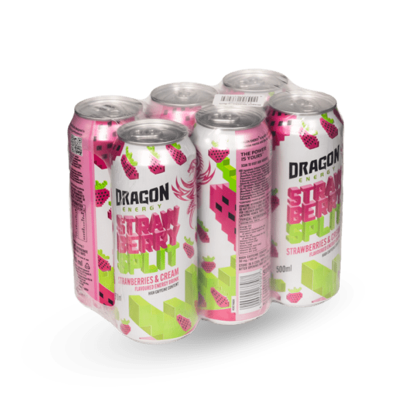 Dragon Energy Strawberry Split 500ml