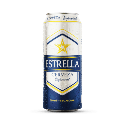 Estrella Cerveza 500ml Cans