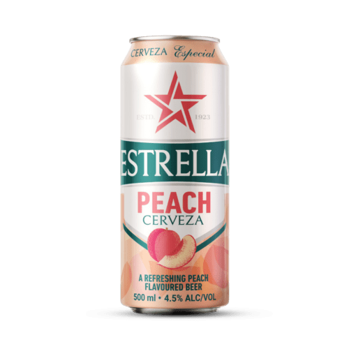 Estrella Peach 500ml Cans