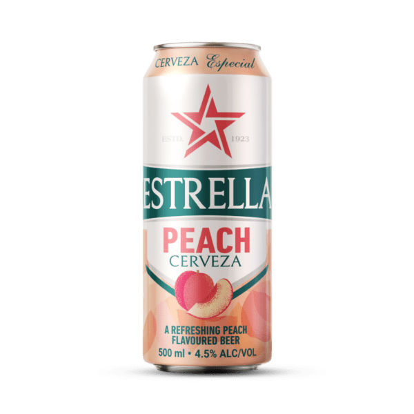 Estrella Peach 500ml Cans