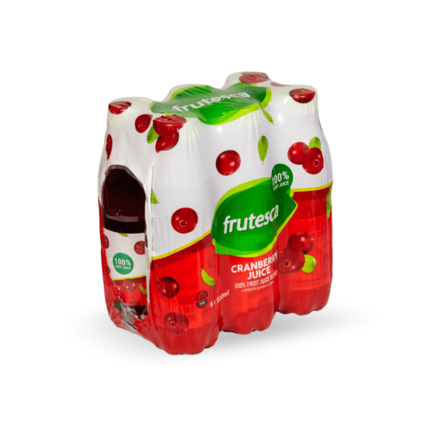 Frutesca Cranberry Juice 500ml x 6 pack Frutesca Cranberry 500ml