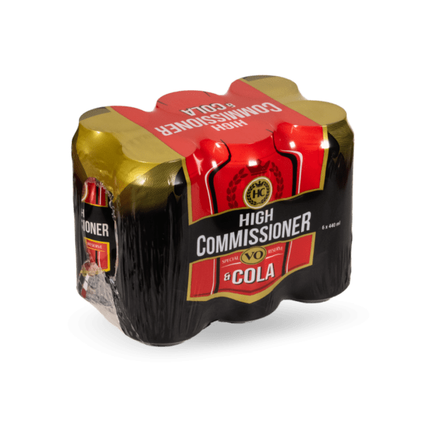 High Commissioner RTD with Cola 440ml x 6 pack High Commissioner & Cola 440ml