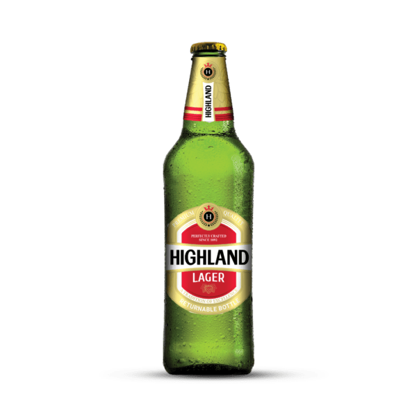 Highland Lager 660ml Bottle Highland Lager RETURNABLE 660ml
