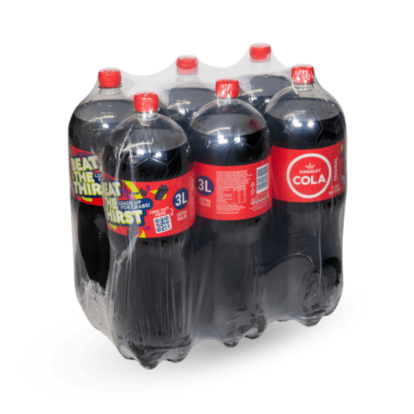 Kingsley Cola 3L x 6 pack Kingsley Cola 3L PET Bottle