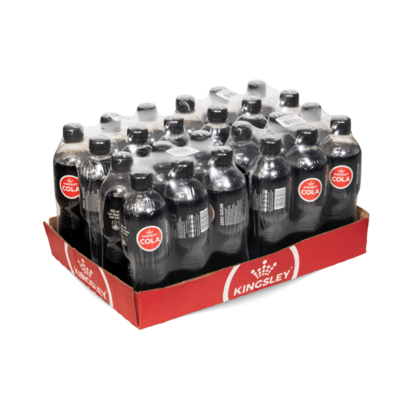 Kingsley Cola Zero Sugar 500ml x 24 case Kingsley Cola Zero 500ml PET Bottle