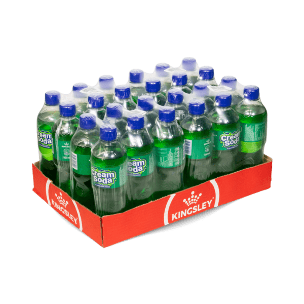 Kingsley Cream Soda 500ml x 24 case Kingsley Cream Soda 500ml PET Bottle