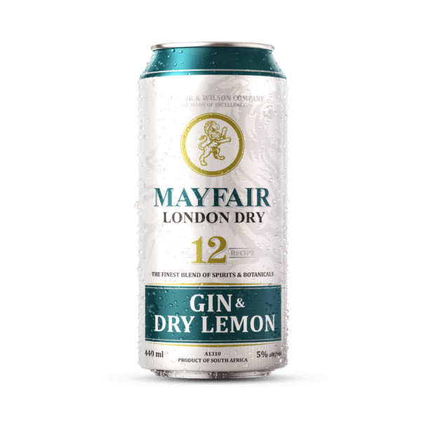 Mayfair Gin & Dry Lemon 440ml