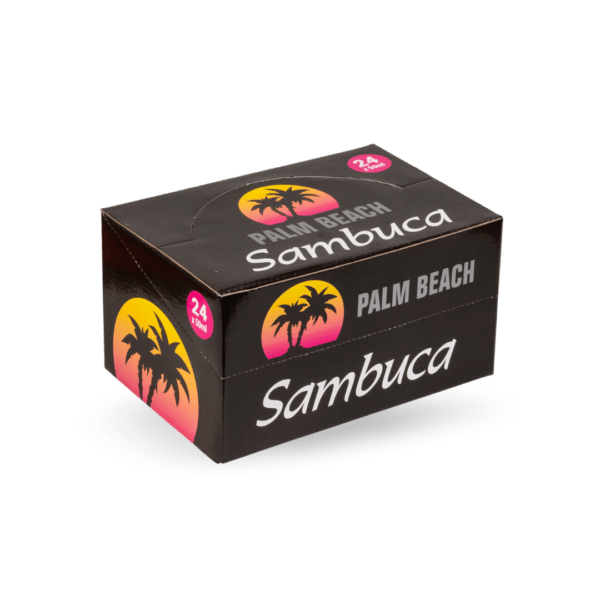 Palm Beach Sambuca Red 50ml x 24 Palm Beach Red Sambuca 50ml