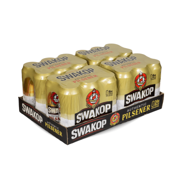 Swakop Pilsener 500ml Can x 24 case Swakop Pilsner 500ml