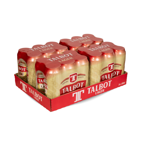 Talbot Lager 500ml Can x 24 case Talbot Lager 500ml